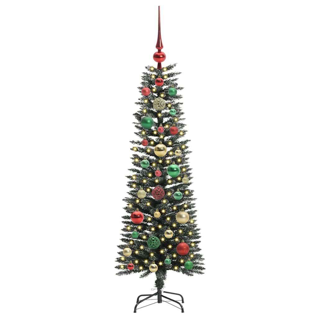 Kunstkerstboom met 150 LED Groen 120 cm PVC en Plastic en Staal is nu te koop bij PeponiXL, paradijselijk wonen!