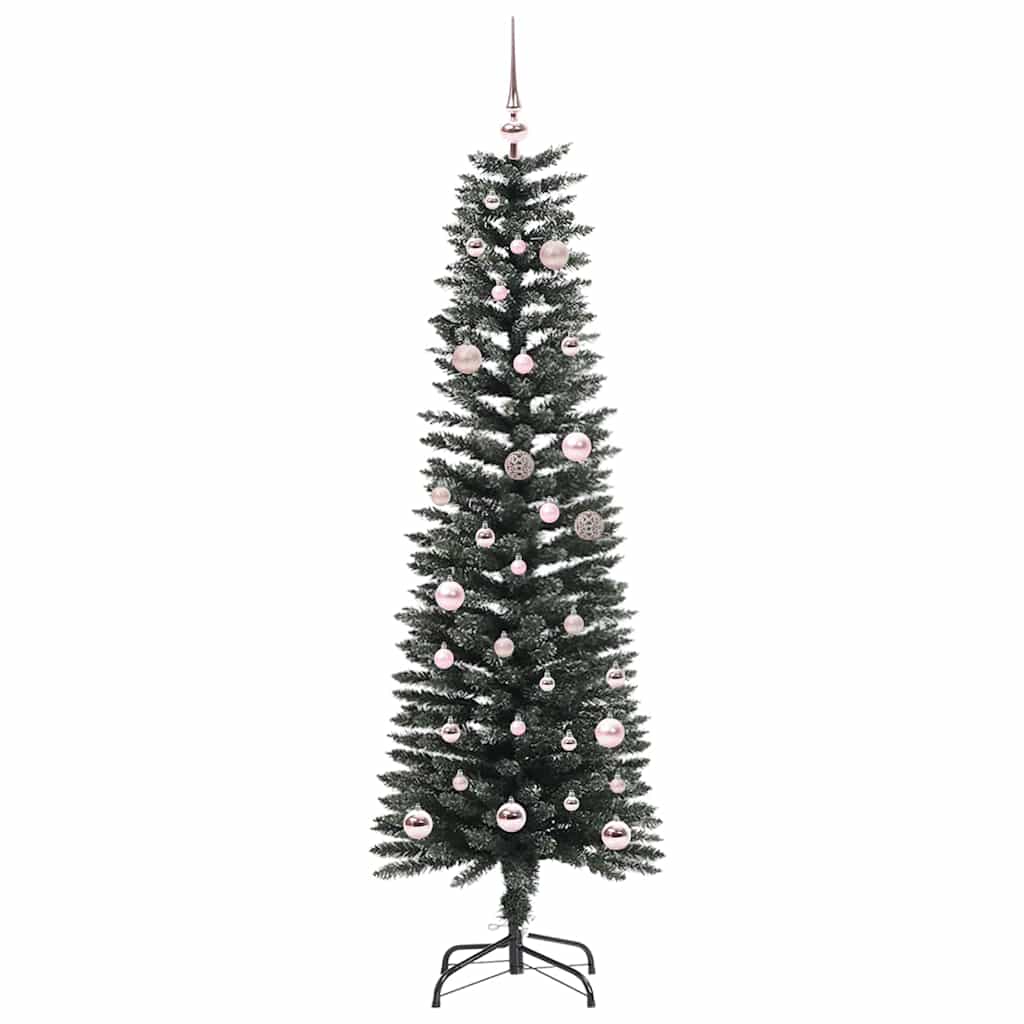 Kunstkerstboom met 150 LED Groen 150 cm PVC en Plastic en Staal is nu te koop bij PeponiXL, paradijselijk wonen!