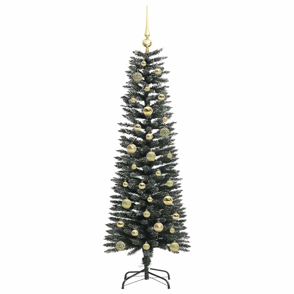 Kunstkerstboom met 150 LED Groen 150 cm PVC en Plastic en Staal is nu te koop bij PeponiXL, paradijselijk wonen!