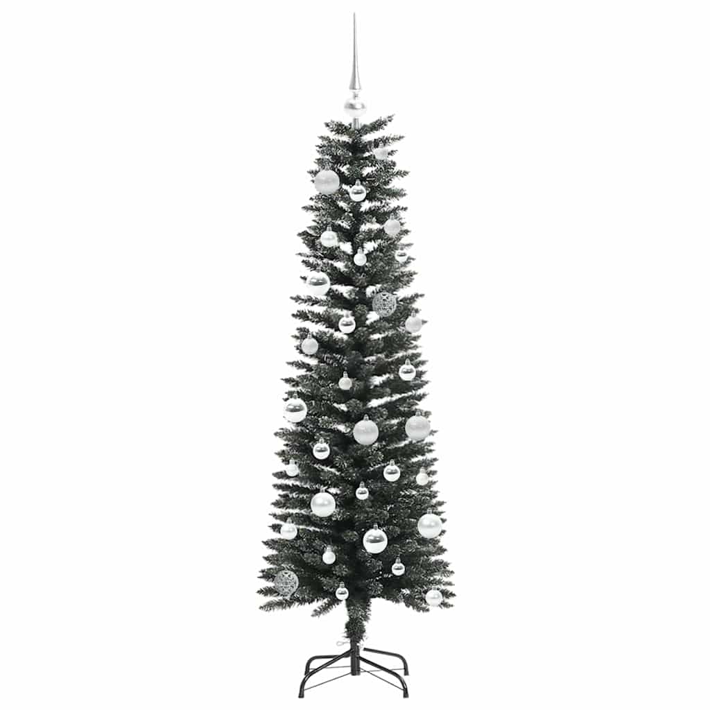 Kunstkerstboom met 150 LED Groen 150 cm PVC en Plastic en Staal is nu te koop bij PeponiXL, paradijselijk wonen!