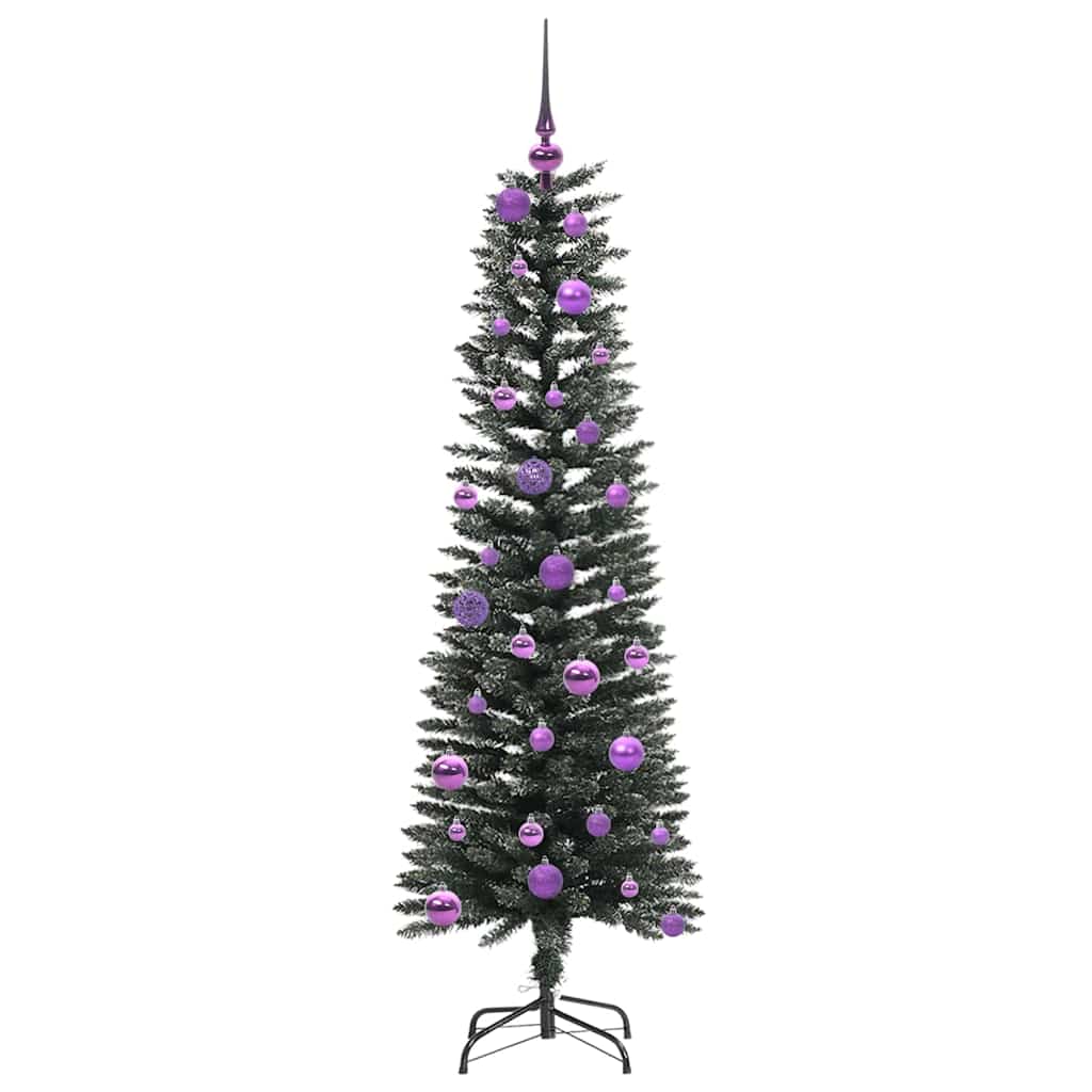 Kunstkerstboom met 150 LED Groen 150 cm PVC en Plastic en Staal is nu te koop bij PeponiXL, paradijselijk wonen!
