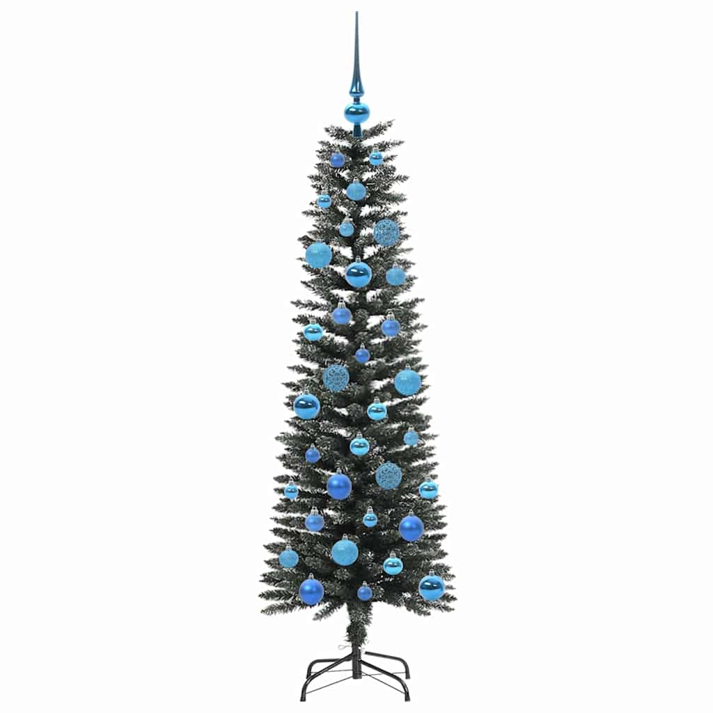 Kunstkerstboom met 150 LED Groen 150 cm PVC en Plastic en Staal is nu te koop bij PeponiXL, paradijselijk wonen!