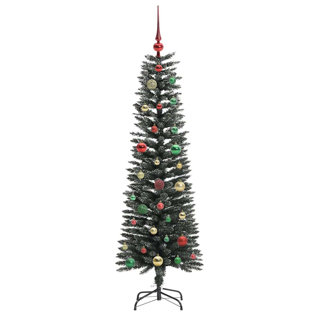 Kunstkerstboom met 150 LED Groen 150 cm PVC en Plastic en Staal is nu te koop bij PeponiXL, paradijselijk wonen!