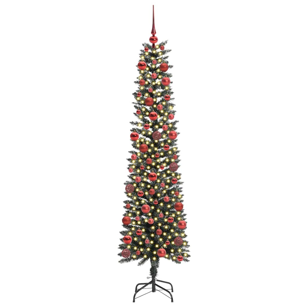 Kunstkerstboom met 300 LED Groen 180 cm PVC en Plastic en Staal is nu te koop bij PeponiXL, paradijselijk wonen!