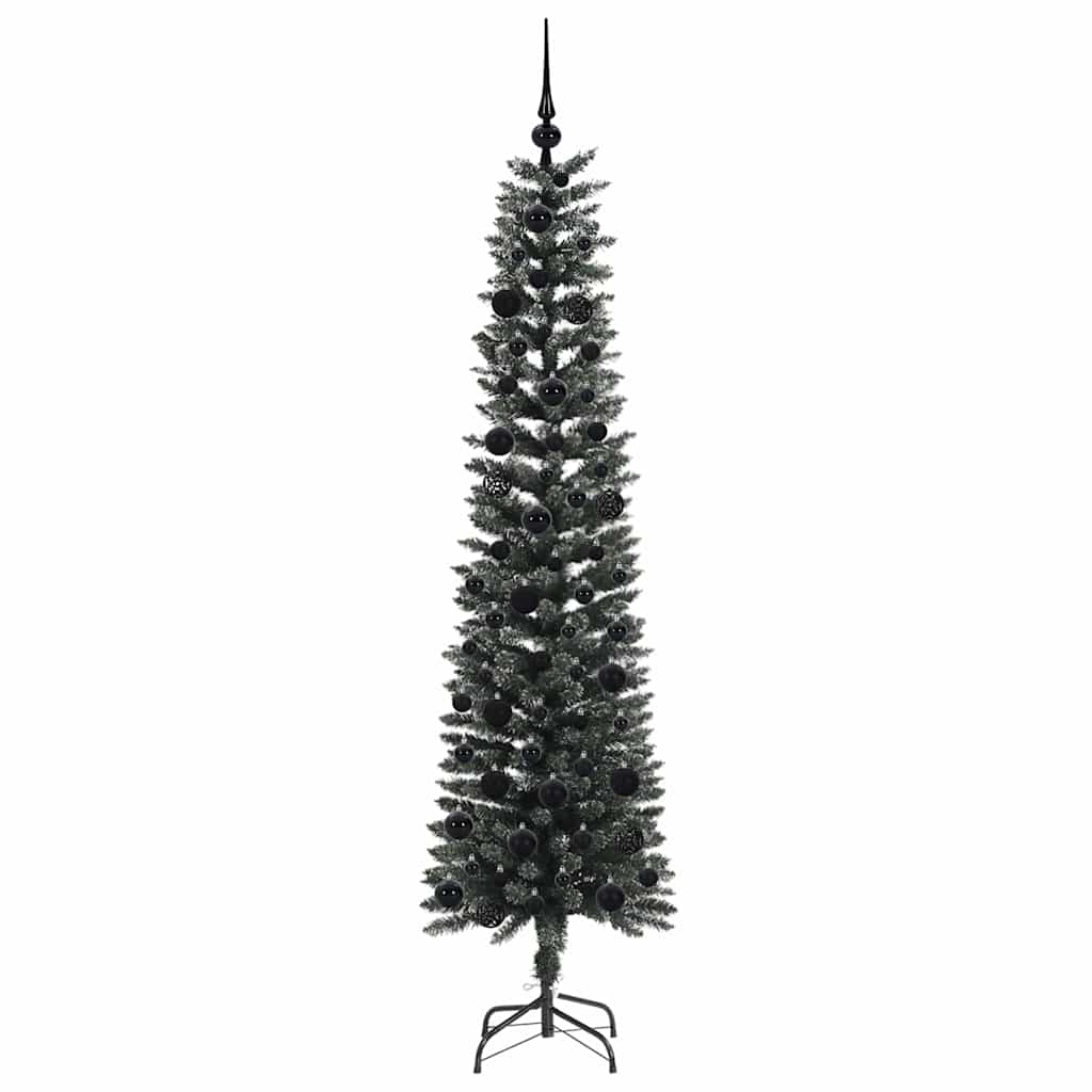 Kunstkerstboom met 300 LED Groen 180 cm PVC en Plastic en Staal is nu te koop bij PeponiXL, paradijselijk wonen!