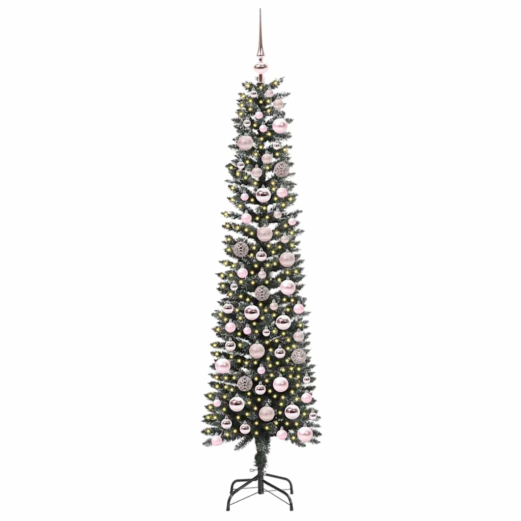 Kunstkerstboom met 300 LED Groen 180 cm PVC en Plastic en Staal is nu te koop bij PeponiXL, paradijselijk wonen!