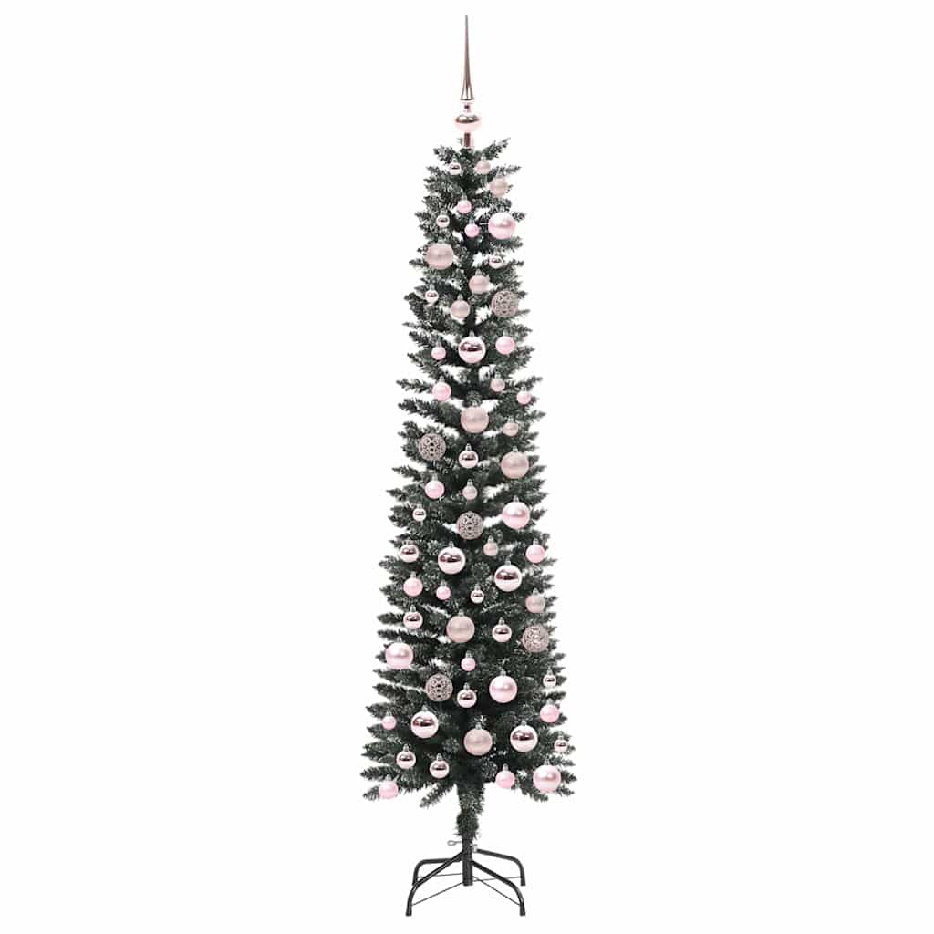 Kunstkerstboom met 300 LED Groen 180 cm PVC en Plastic en Staal is nu te koop bij PeponiXL, paradijselijk wonen!