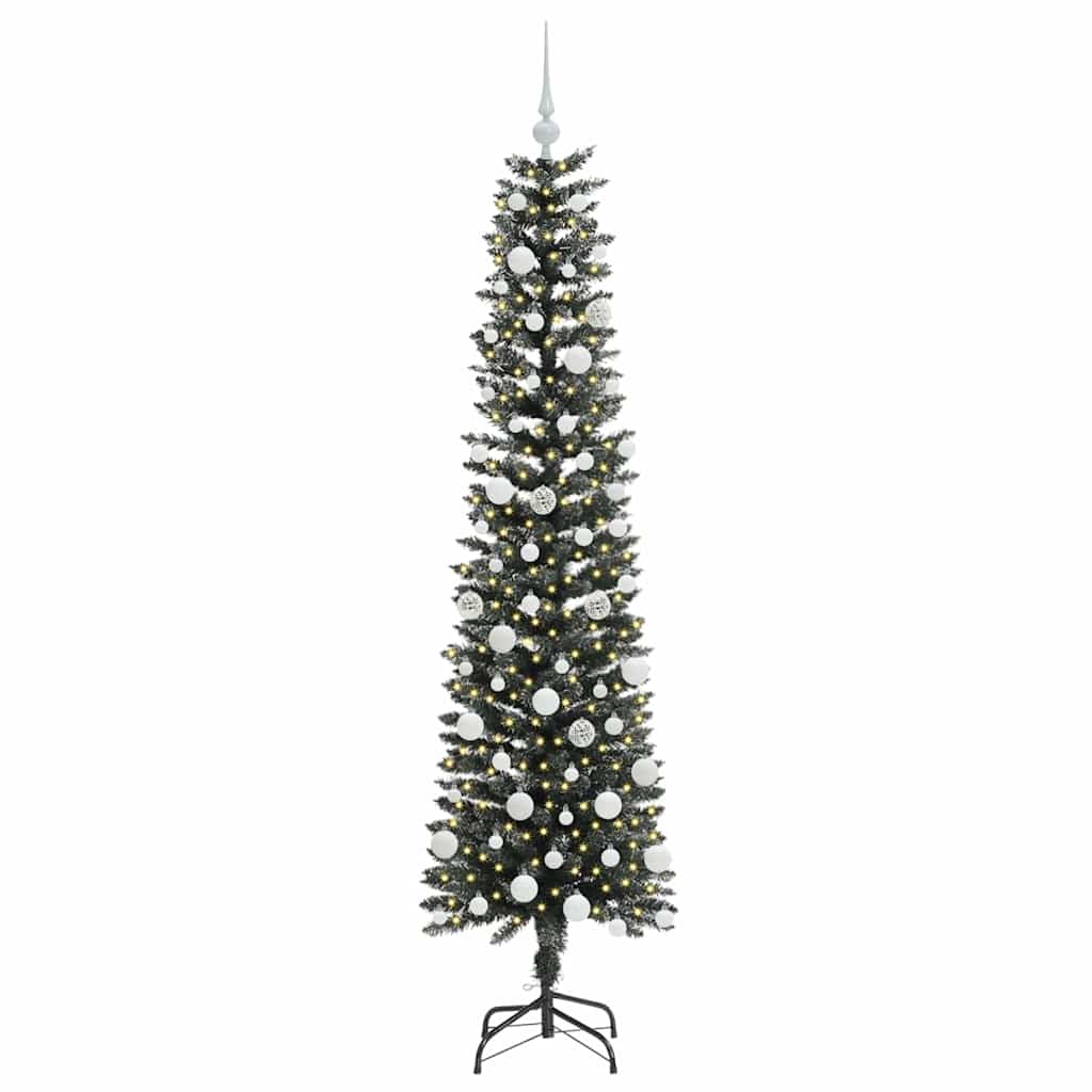 Kunstkerstboom met 300 LED Groen 180 cm PVC en Plastic en Staal is nu te koop bij PeponiXL, paradijselijk wonen!