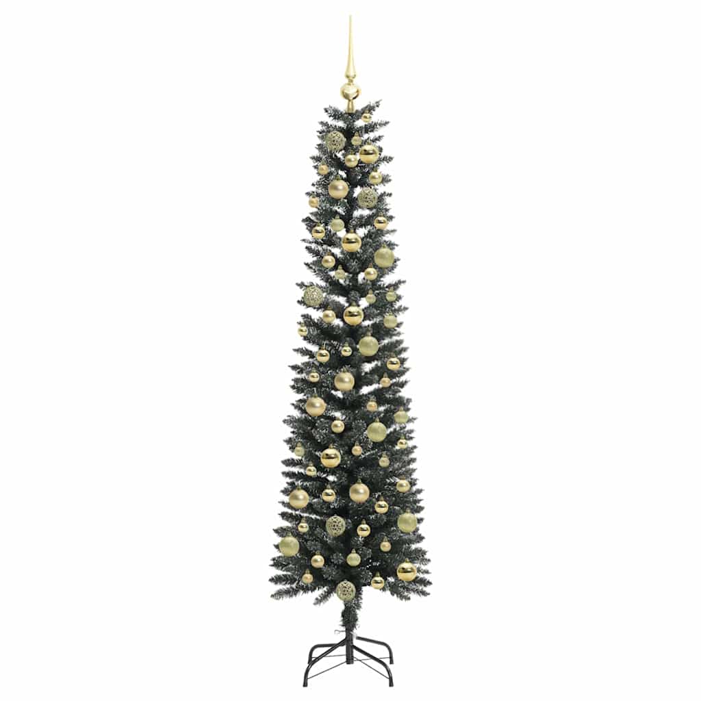 Kunstkerstboom met 300 LED Groen 180 cm PVC en Plastic en Staal is nu te koop bij PeponiXL, paradijselijk wonen!