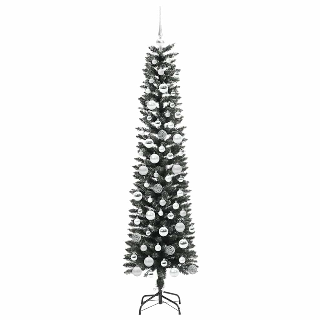 Kunstkerstboom met 300 LED Groen 180 cm PVC en Plastic en Staal is nu te koop bij PeponiXL, paradijselijk wonen!