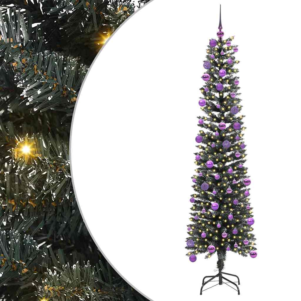 Kunstkerstboom met 300 LED Groen 180 cm PVC en Plastic en Staal is nu te koop bij PeponiXL, paradijselijk wonen!