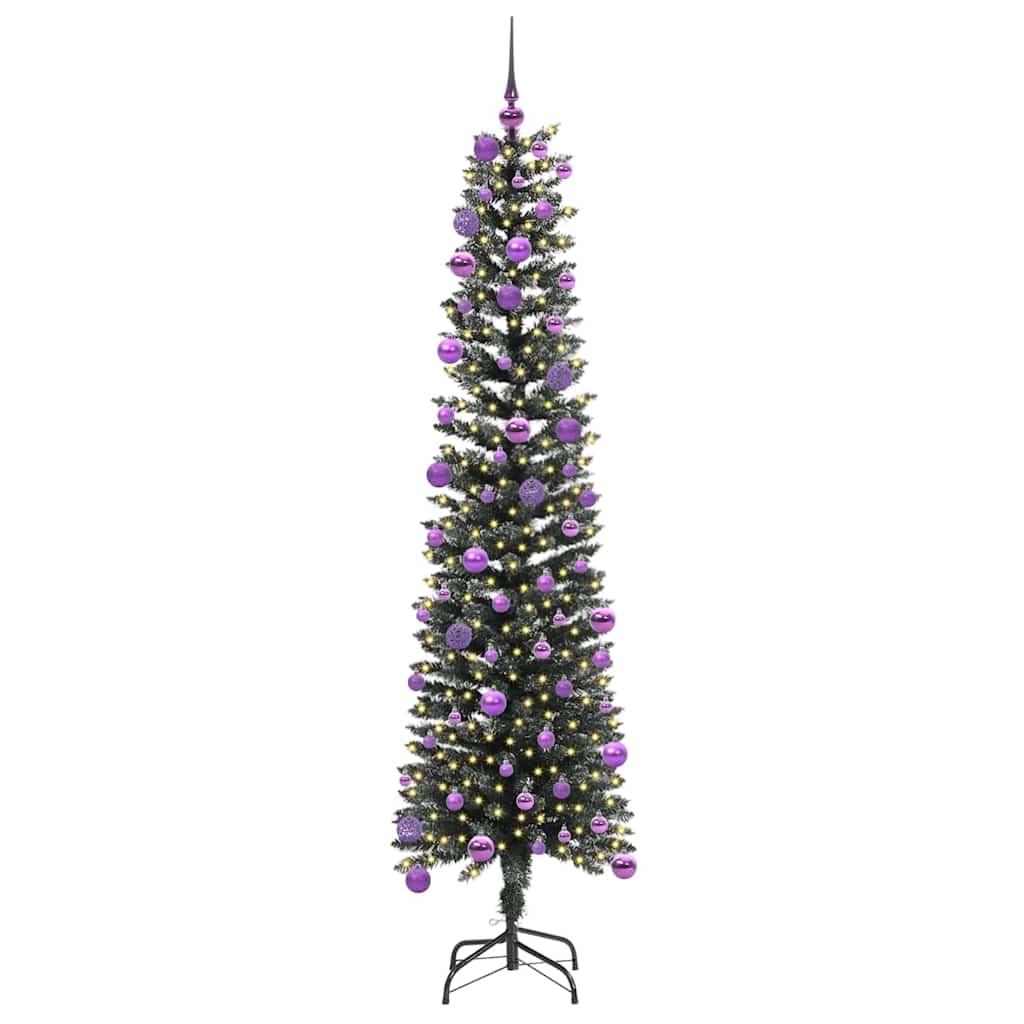 Kunstkerstboom met 300 LED Groen 180 cm PVC en Plastic en Staal is nu te koop bij PeponiXL, paradijselijk wonen!