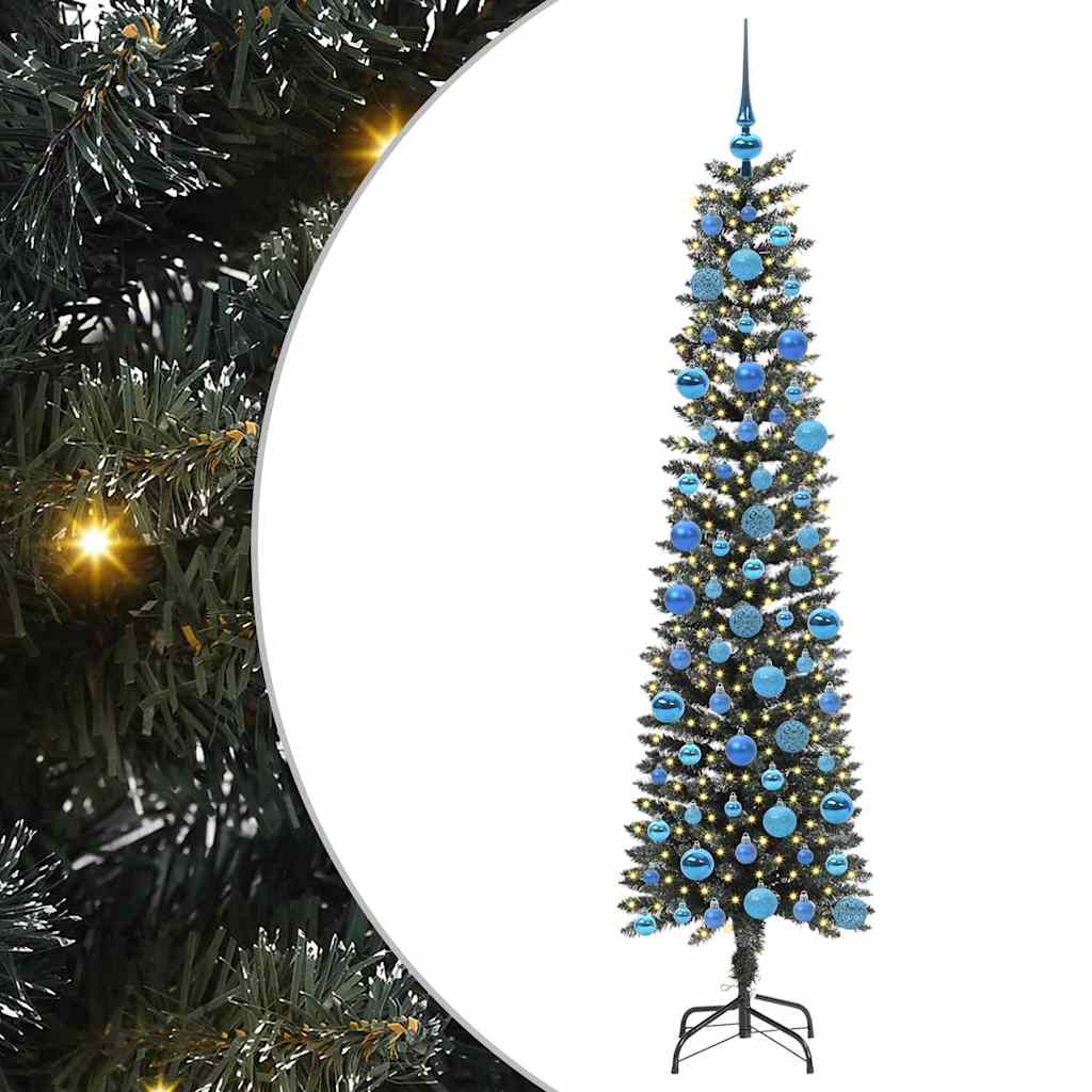 Kunstkerstboom met 300 LED Groen 180 cm PVC en Plastic en Staal is nu te koop bij PeponiXL, paradijselijk wonen!