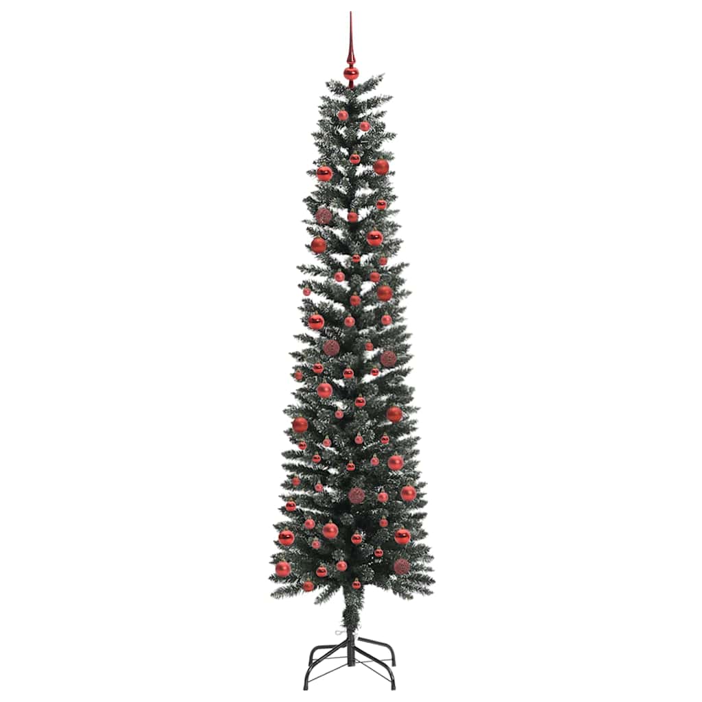 Kunstkerstboom met 300 LED Groen 210 cm PVC en Plastic en Staal is nu te koop bij PeponiXL, paradijselijk wonen!