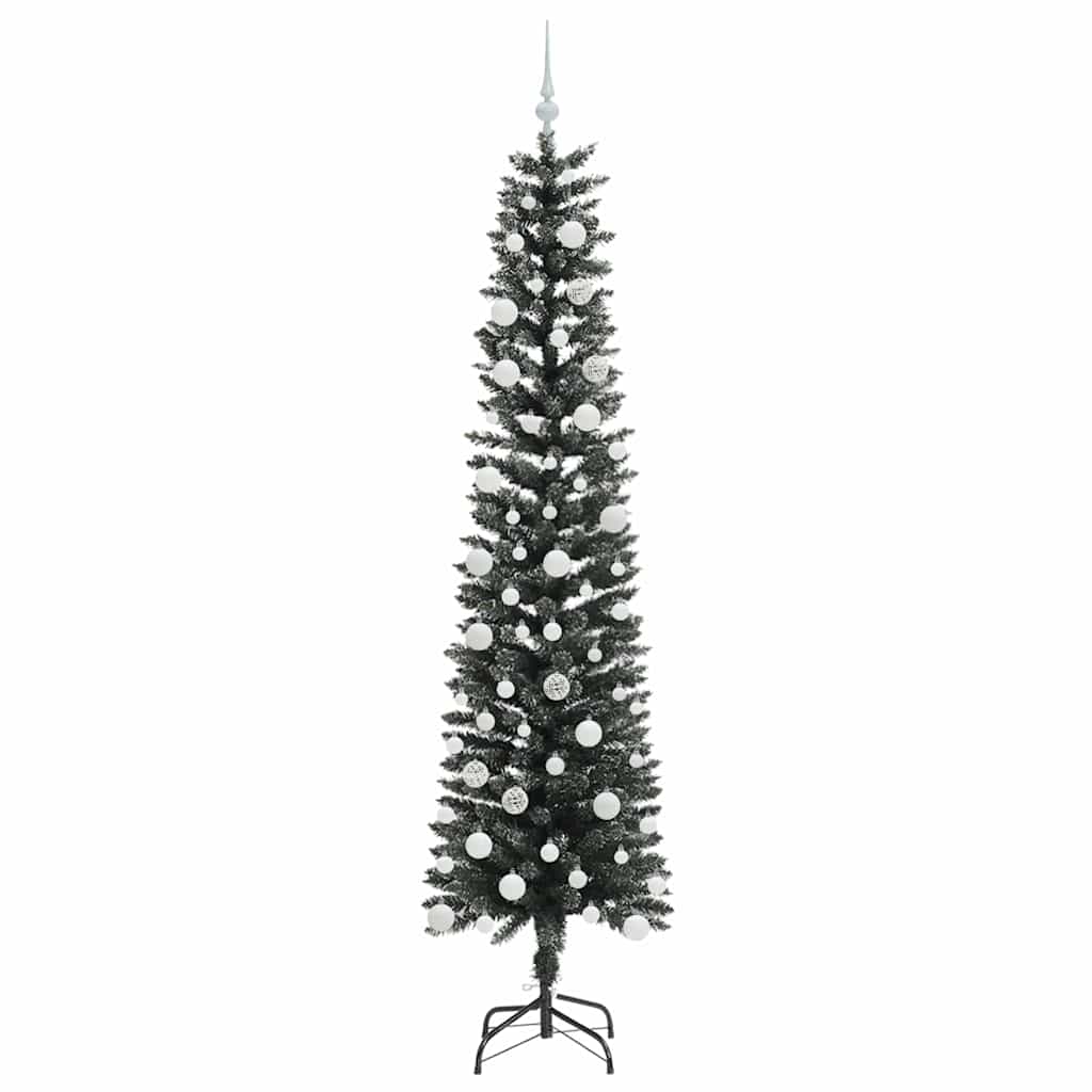 Kunstkerstboom met 300 LED Groen 210 cm PVC en Plastic en Staal is nu te koop bij PeponiXL, paradijselijk wonen!