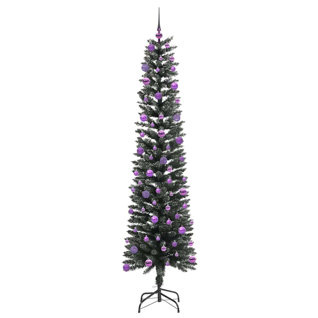 Kunstkerstboom met 300 LED Groen 210 cm PVC en Plastic en Staal is nu te koop bij PeponiXL, paradijselijk wonen!