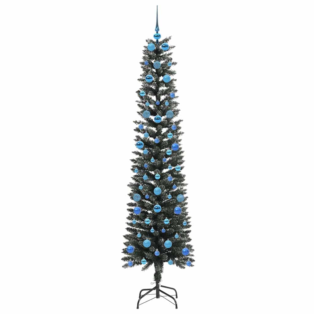 Kunstkerstboom met 300 LED Groen 210 cm PVC en Plastic en Staal is nu te koop bij PeponiXL, paradijselijk wonen!