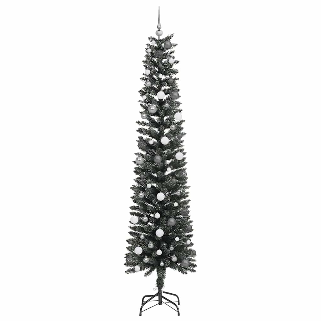 Kunstkerstboom met 300 LED Groen 240 cm PVC en Plastic en Staal is nu te koop bij PeponiXL, paradijselijk wonen!