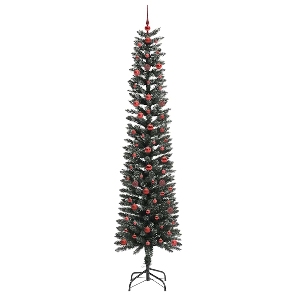Kunstkerstboom met 300 LED Groen 240 cm PVC en Plastic en Staal is nu te koop bij PeponiXL, paradijselijk wonen!