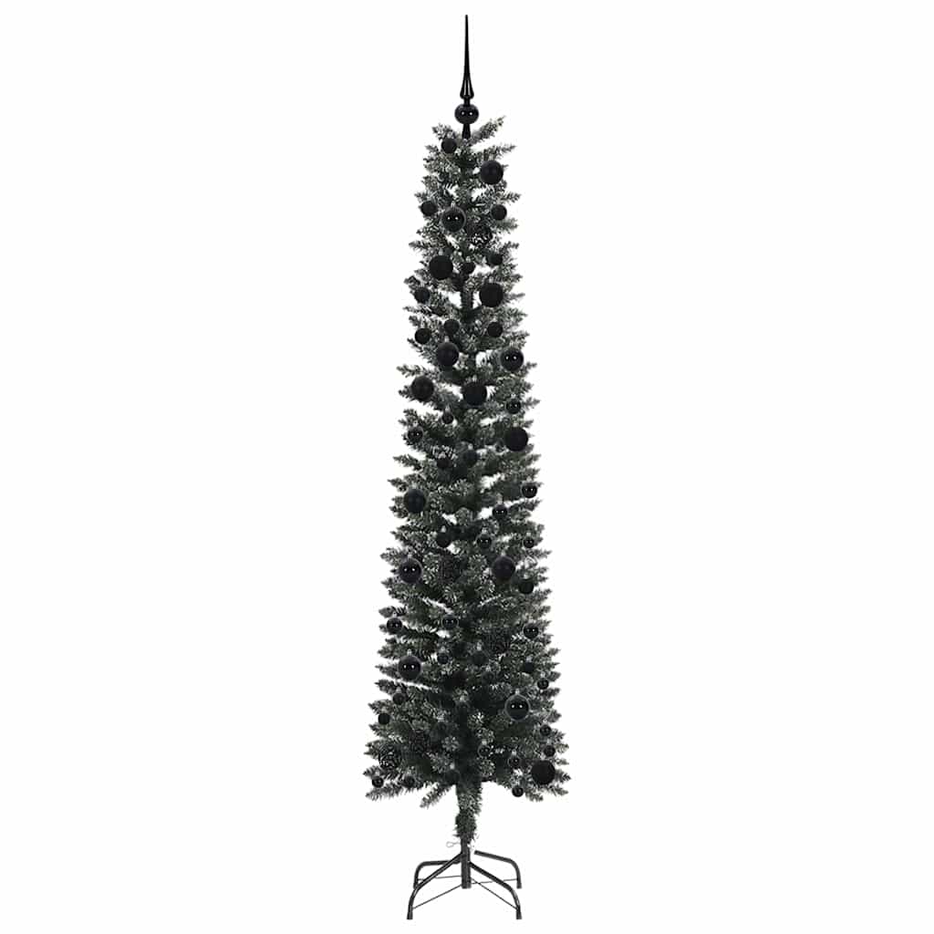 Kunstkerstboom met 300 LED Groen 240 cm PVC en Plastic en Staal is nu te koop bij PeponiXL, paradijselijk wonen!