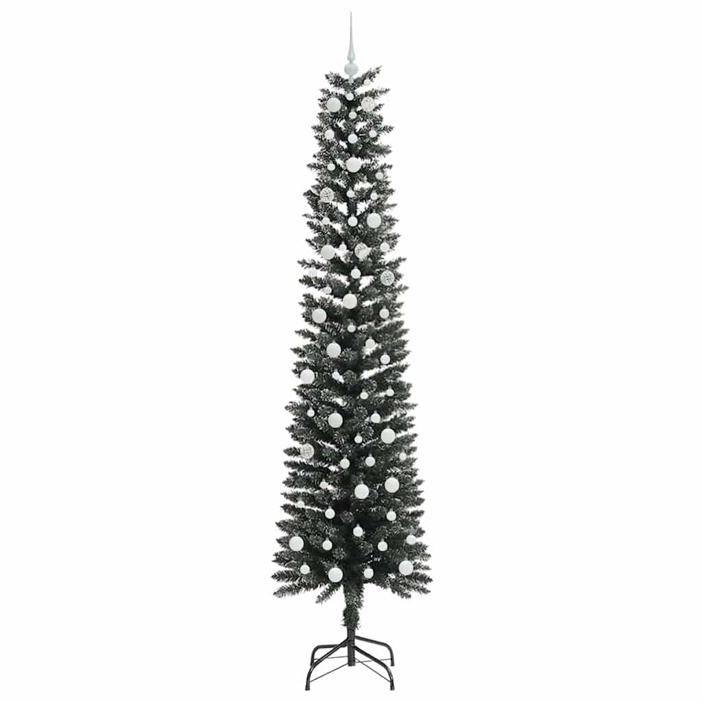 Kunstkerstboom met 300 LED Groen 240 cm PVC en Plastic en Staal is nu te koop bij PeponiXL, paradijselijk wonen!