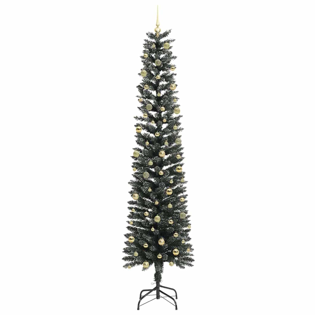 Kunstkerstboom met 300 LED Groen 240 cm PVC en Plastic en Staal is nu te koop bij PeponiXL, paradijselijk wonen!