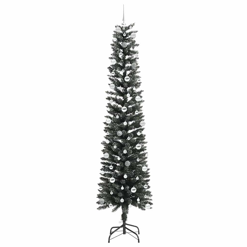 Kunstkerstboom met 300 LED Groen 240 cm PVC en Plastic en Staal is nu te koop bij PeponiXL, paradijselijk wonen!