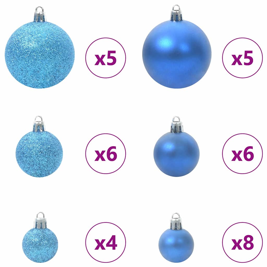 Kunstkerstboom Wit 150 cm PVC en Plastic en Staal en PE is nu te koop bij PeponiXL, paradijselijk wonen!