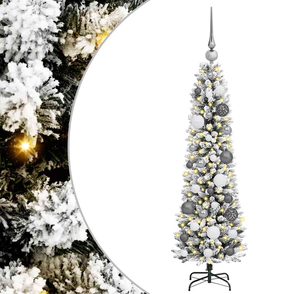Kunstkerstboom met 150 LED Wit 120 cm PVC en Metaal en Plastic is nu te koop bij PeponiXL, paradijselijk wonen!