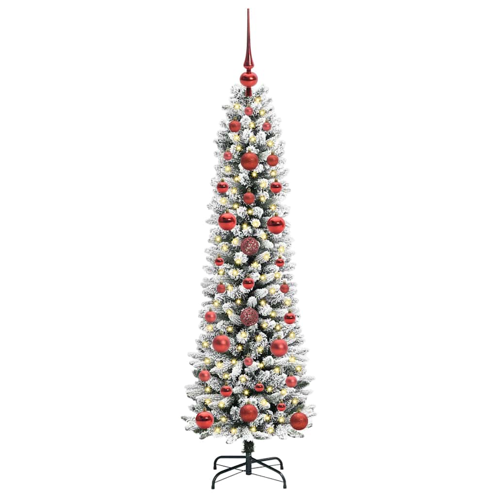 Kunstkerstboom met 150 LED Wit 120 cm PVC en Metaal en Plastic is nu te koop bij PeponiXL, paradijselijk wonen!