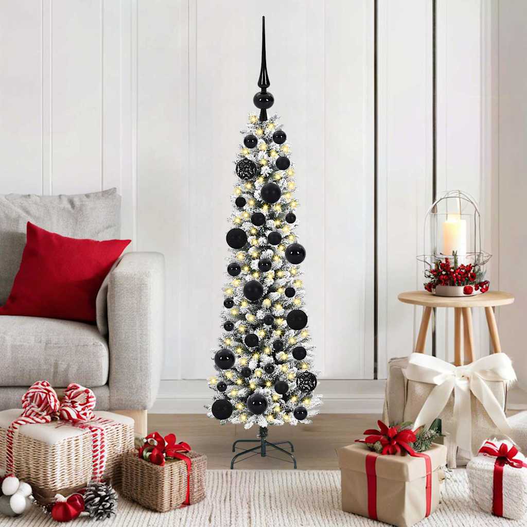 Kunstkerstboom met 150 LED Wit 120 cm PVC en Metaal en Plastic is nu te koop bij PeponiXL, paradijselijk wonen!