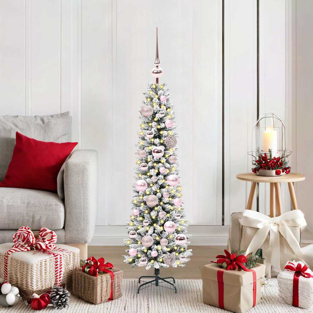 Kunstkerstboom met 150 LED Wit 120 cm PVC en Metaal en Plastic is nu te koop bij PeponiXL, paradijselijk wonen!