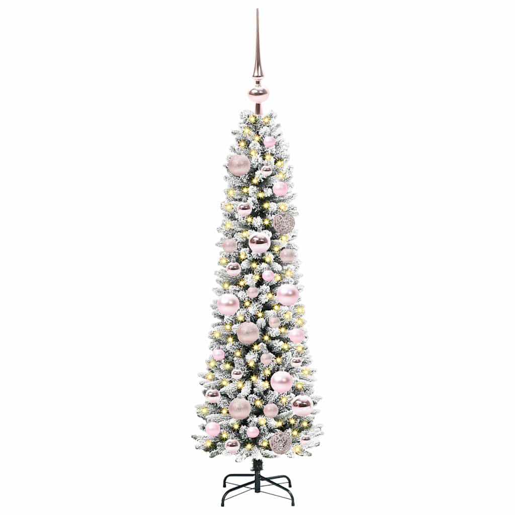 Kunstkerstboom met 150 LED Wit 120 cm PVC en Metaal en Plastic is nu te koop bij PeponiXL, paradijselijk wonen!