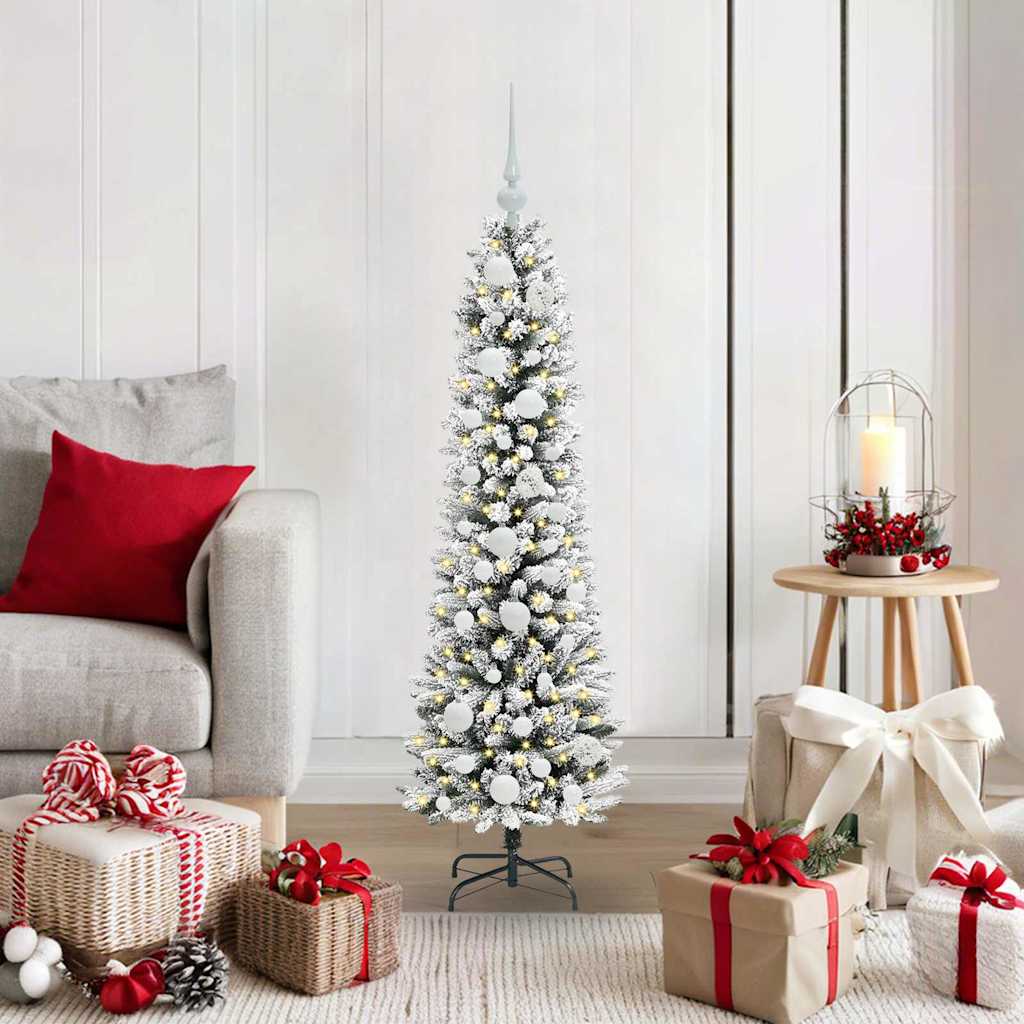 Kunstkerstboom met 150 LED Wit 120 cm PVC en Metaal en Plastic is nu te koop bij PeponiXL, paradijselijk wonen!