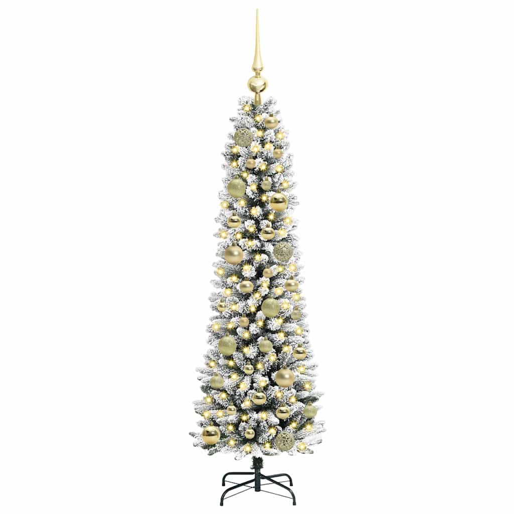Kunstkerstboom met 150 LED Wit 120 cm PVC en Metaal en Plastic is nu te koop bij PeponiXL, paradijselijk wonen!