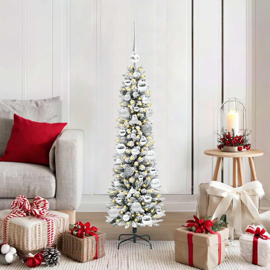 Kunstkerstboom met 150 LED Wit 120 cm PVC en Metaal en Plastic is nu te koop bij PeponiXL, paradijselijk wonen!