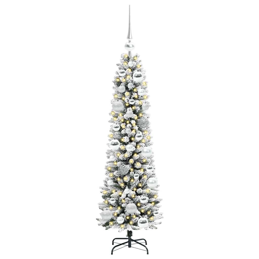 Kunstkerstboom met 150 LED Wit 120 cm PVC en Metaal en Plastic is nu te koop bij PeponiXL, paradijselijk wonen!