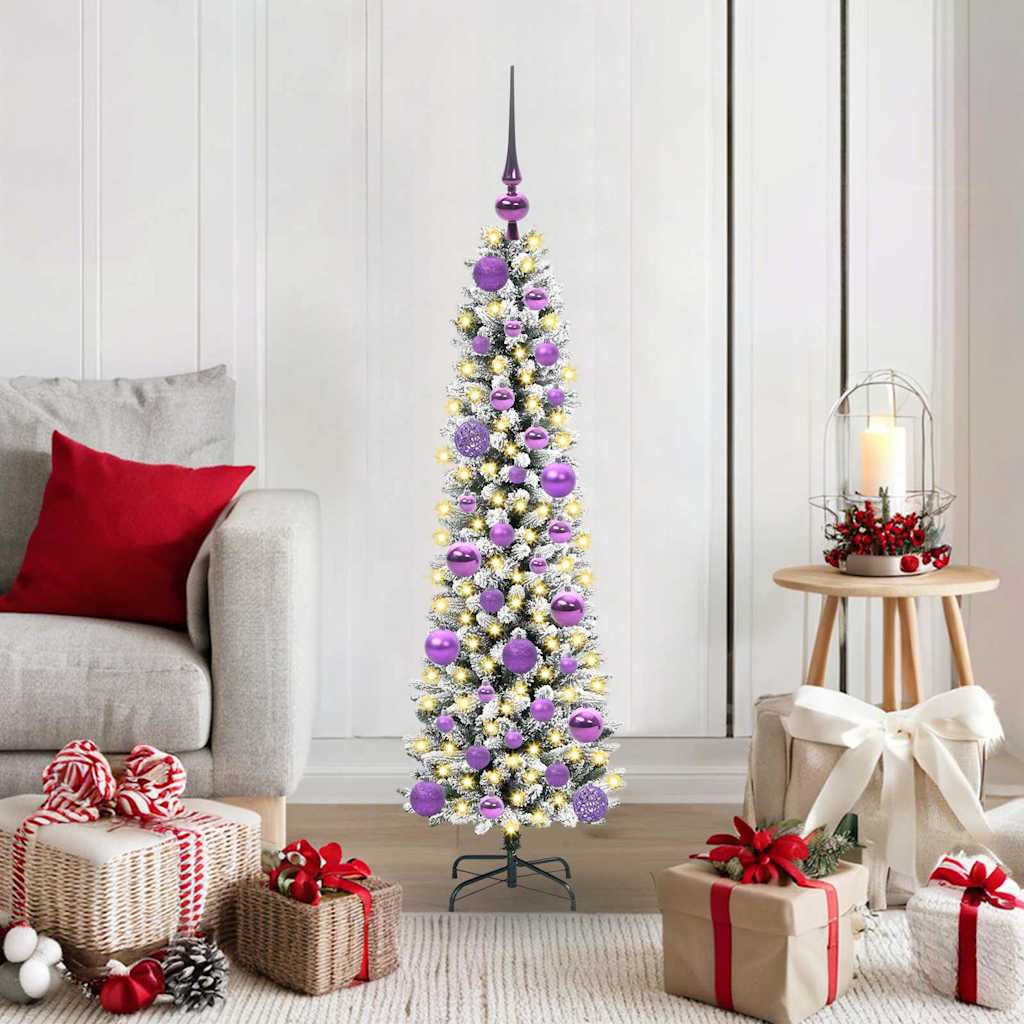 Kunstkerstboom met 150 LED Wit 120 cm PVC en Metaal en Plastic is nu te koop bij PeponiXL, paradijselijk wonen!