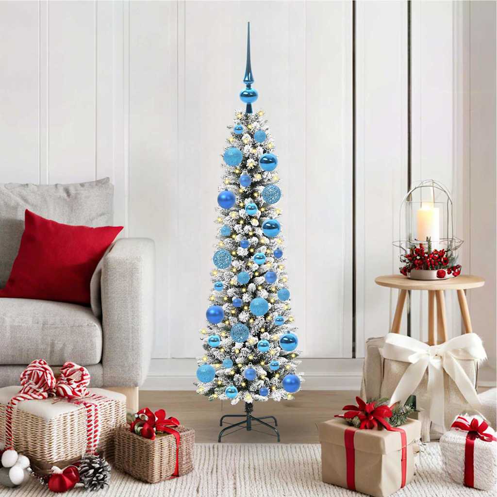 Kunstkerstboom met 150 LED Wit 120 cm PVC en Metaal en Plastic is nu te koop bij PeponiXL, paradijselijk wonen!