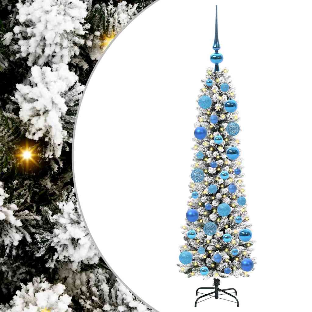 Kunstkerstboom met 150 LED Wit 120 cm PVC en Metaal en Plastic is nu te koop bij PeponiXL, paradijselijk wonen!