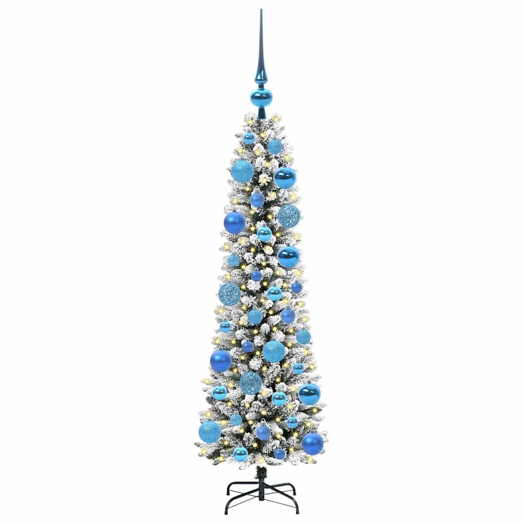 Kunstkerstboom met 150 LED Wit 120 cm PVC en Metaal en Plastic is nu te koop bij PeponiXL, paradijselijk wonen!