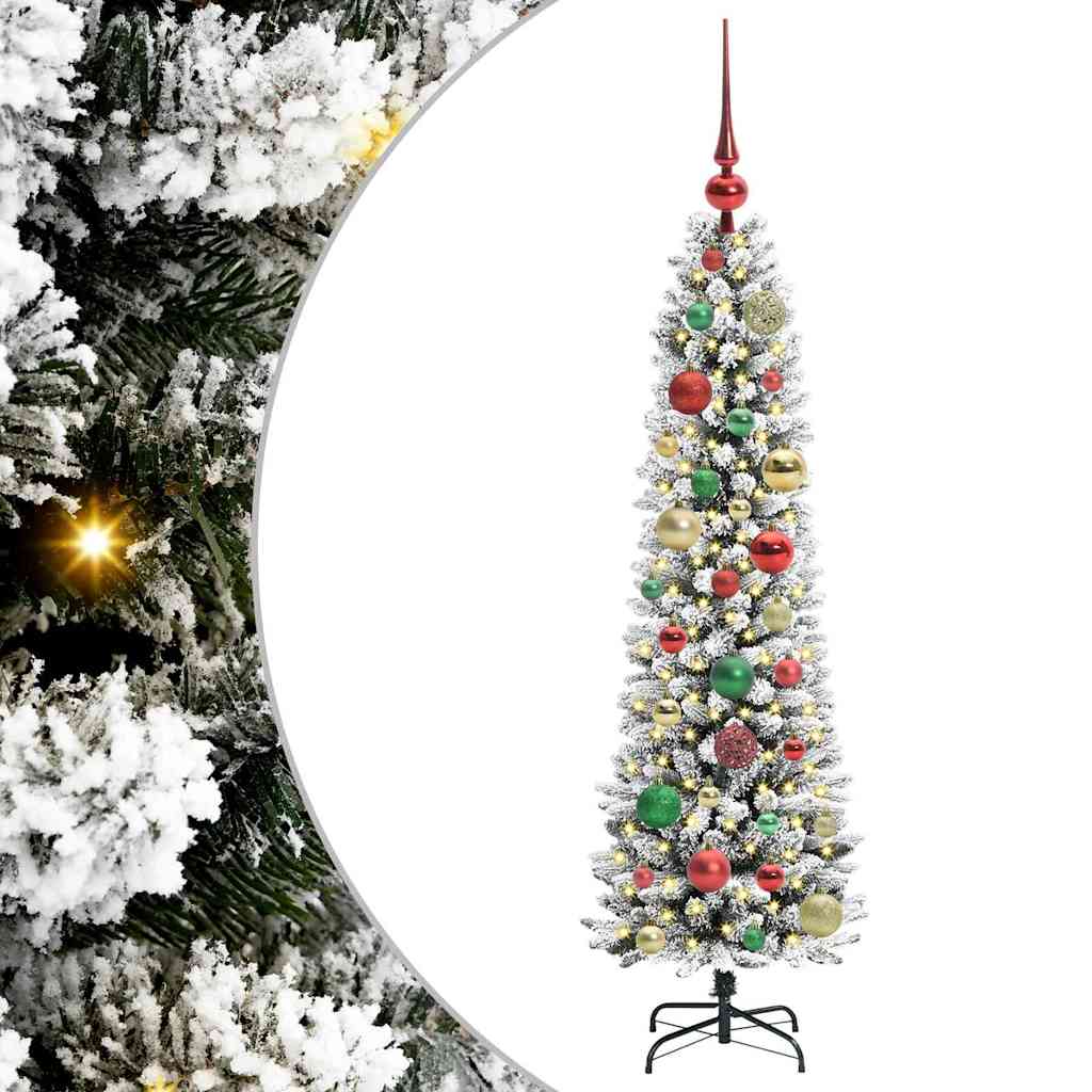 Kunstkerstboom met 150 LED Wit 120 cm PVC en Metaal en Plastic is nu te koop bij PeponiXL, paradijselijk wonen!