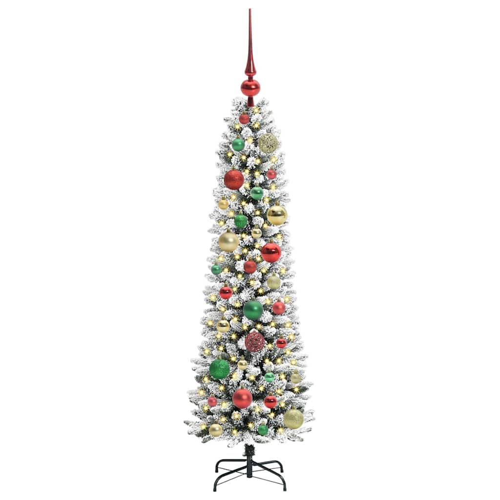 Kunstkerstboom met 150 LED Wit 120 cm PVC en Metaal en Plastic is nu te koop bij PeponiXL, paradijselijk wonen!