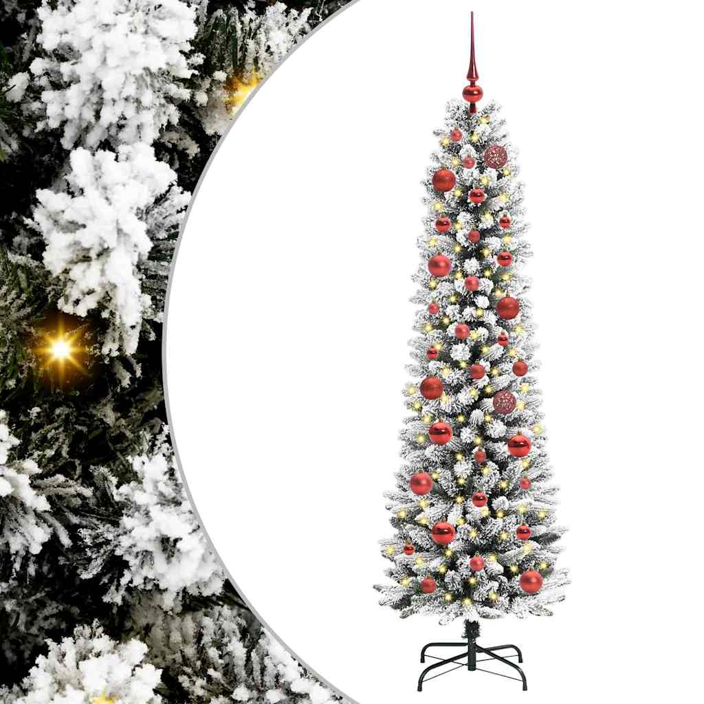 Kunstkerstboom met 150 LED Wit 150 cm PVC en Metaal en Plastic is nu te koop bij PeponiXL, paradijselijk wonen!