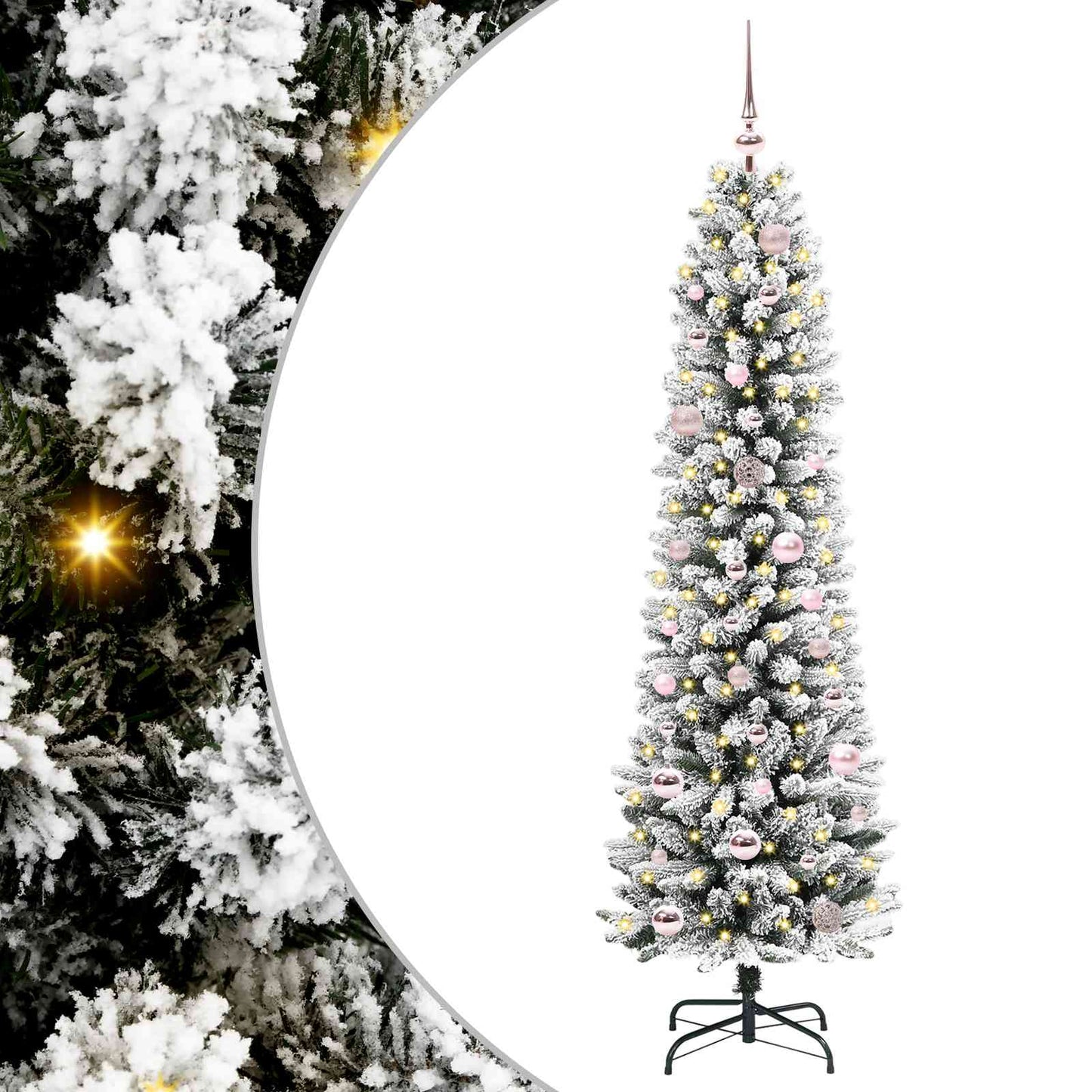Kunstkerstboom met 150 LED Wit 150 cm PVC en Metaal en Plastic is nu te koop bij PeponiXL, paradijselijk wonen!