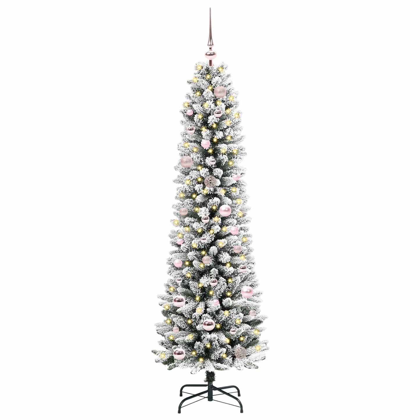 Kunstkerstboom met 150 LED Wit 150 cm PVC en Metaal en Plastic is nu te koop bij PeponiXL, paradijselijk wonen!
