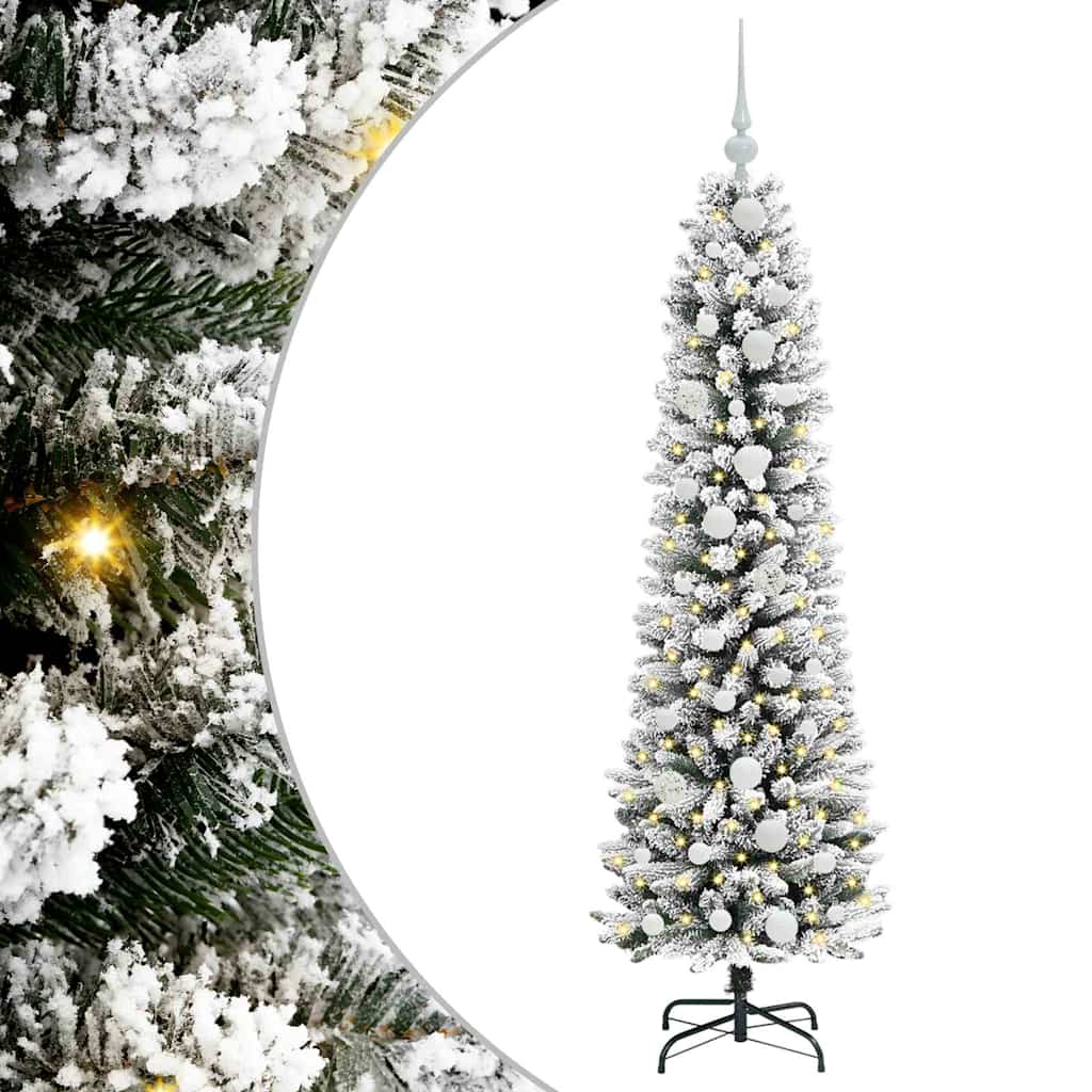 Kunstkerstboom met 150 LED Wit 150 cm PVC en Metaal en Plastic is nu te koop bij PeponiXL, paradijselijk wonen!