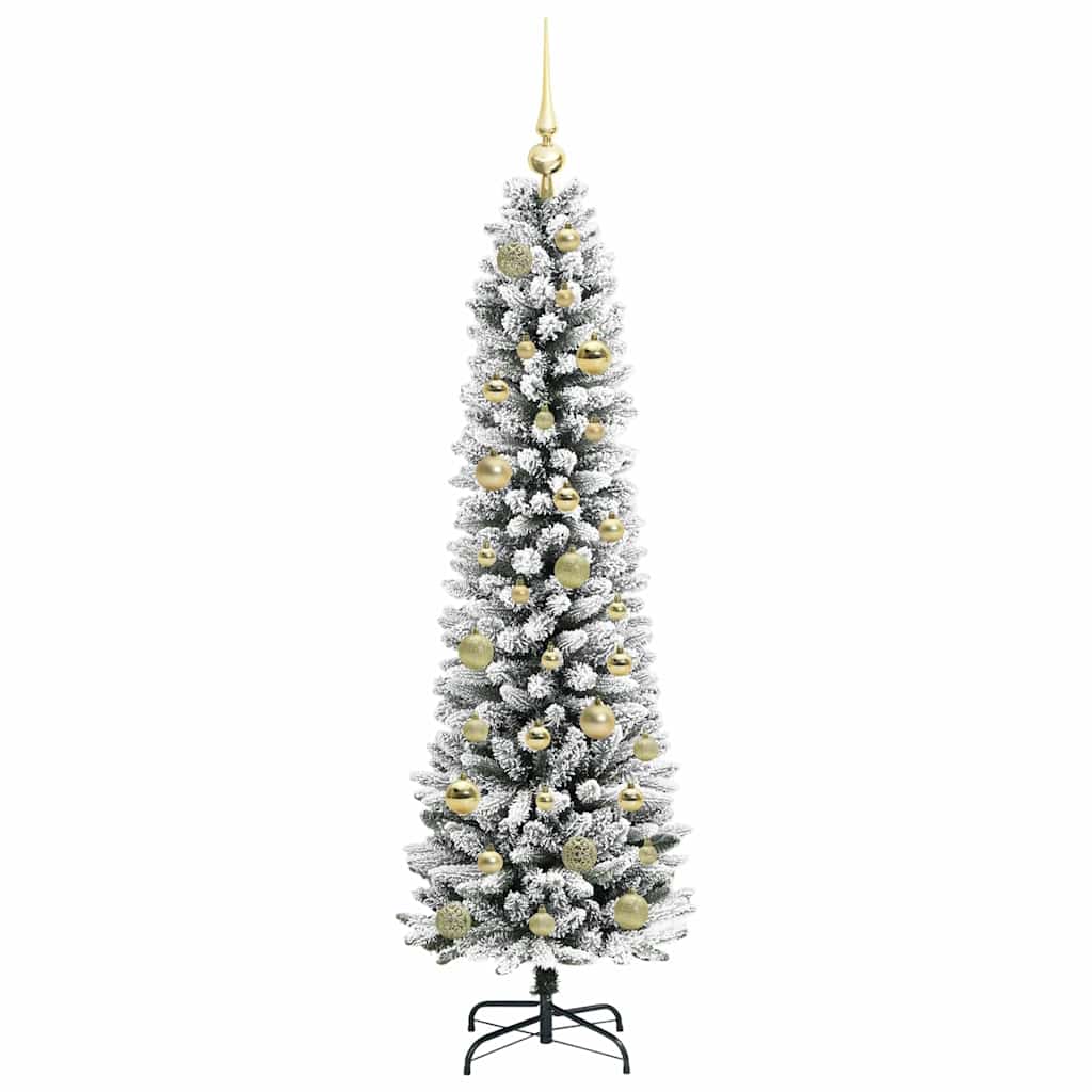 Kunstkerstboom met 150 LED Wit 150 cm PVC en Metaal en Plastic is nu te koop bij PeponiXL, paradijselijk wonen!