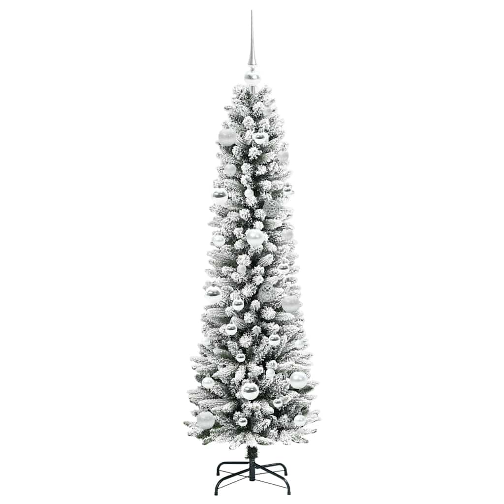 Kunstkerstboom met 150 LED Wit 150 cm PVC en Metaal en Plastic is nu te koop bij PeponiXL, paradijselijk wonen!