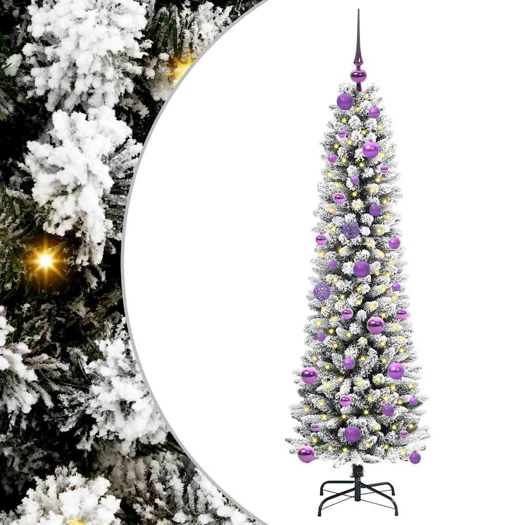 Kunstkerstboom met 150 LED Wit 150 cm PVC en Metaal en Plastic is nu te koop bij PeponiXL, paradijselijk wonen!